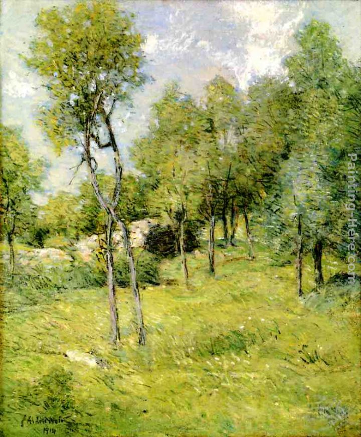 Julian Alden Weir Midsummer Landscape painting anysize 50 off